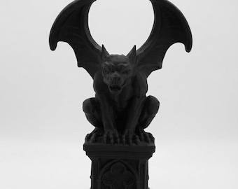Gargoyle Headphone Stand | Gothic Desk Setup Accessory & Headset Holder