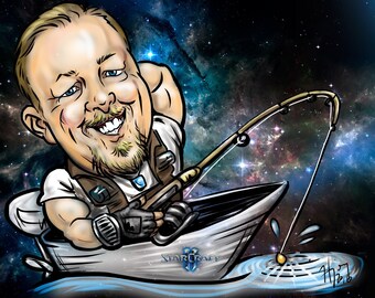 Caricature With Body Etsy