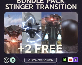 ARC Raiders 3D Transitions | 4-Pack Bundle for OBS/Twitch/YouTube
