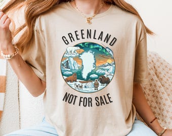 Greenland Not For Sale T-Shirt, Arctic Heritage Design, Political Freedom Tee, Greenland Is Ours T-Shirt, Support Greenland