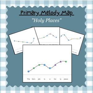 Holy Places Melody Map & Crack the Code Game for LDS Singing Time | Primary Music Visual Aids | May 2026 Curriculum PDF Download