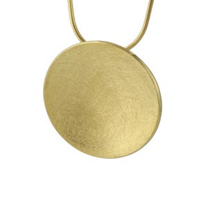 Zilveren hanger Solaro, verguld met 18-karaats goud.