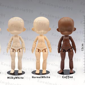 Obitsu11 body,OB11 body,and head,1/12bjd head and body,ymy head and body ,ob11 doll head and body, gsc nendoroid body and head