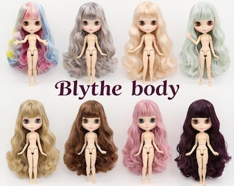 Muñeca estilo Blythe de 30 cm (escala 1/6), color de pelo cambiable, regalo de cumpleaños, regalo para hija, 19 articulaciones articuladas.