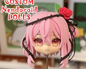 Nendoroid customization GSC Hair and Face Expression, Handmade nendoroid customization personalized hair