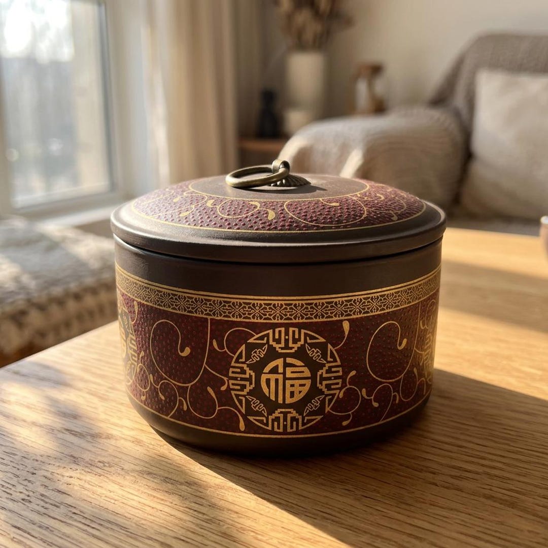 Portable Tea Box – Purple Clay Tea Container | Travel Tea Storage ...
