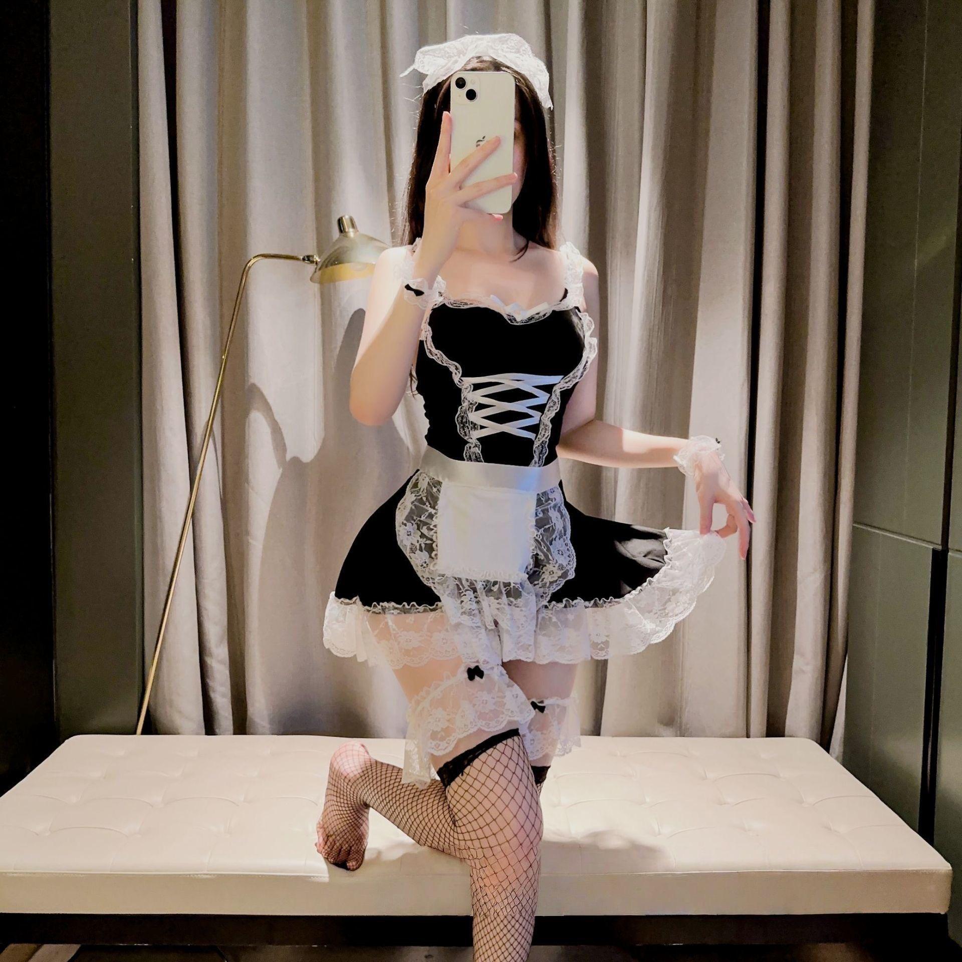 japanese sexy clothing Yomorio Sexy Kimono Lingerie Costume Japanese Anime Cosplay Underwear –  YOMORIO main image 1