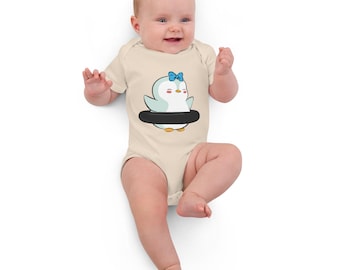 PudgyBucket™ [NEST-01] | Organic Cotton Baby Bodysuit
