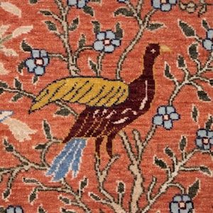 ペルシャの鳥の絨毯 - Etsy 日本