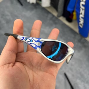 Oakley Straight Jacket Flames - Etsy Australia