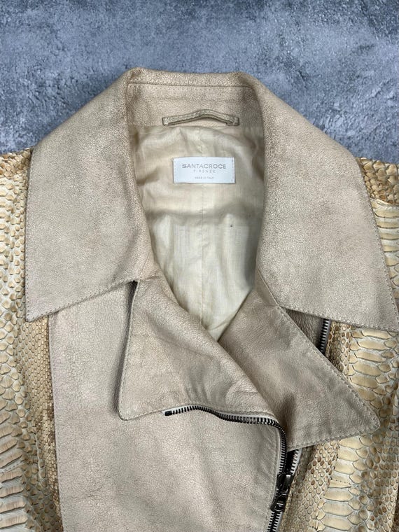 Santacroce Firenze Python Leather Western Woman J… - image 5