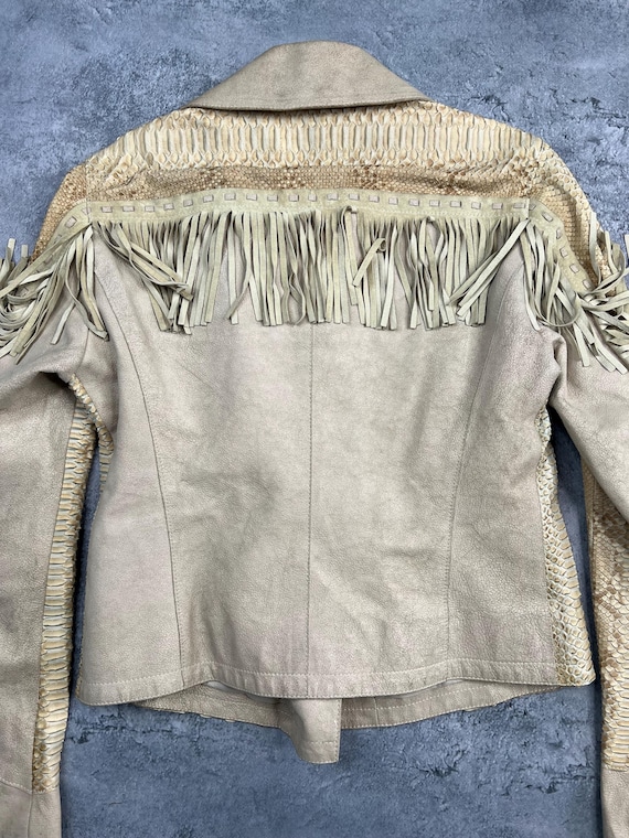 Santacroce Firenze Python Leather Western Woman J… - image 15