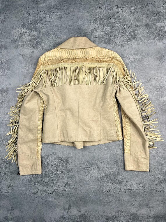 Santacroce Firenze Python Leather Western Woman J… - image 12