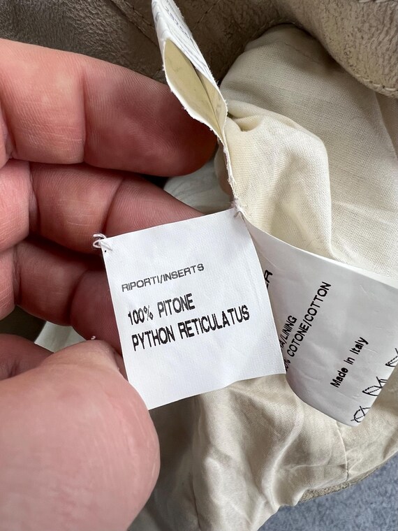 Santacroce Firenze Python Leather Western Woman J… - image 19