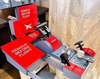 WinCtrl MCDU, Ecam & Agp Dust Covers | Remove Covers | Flight Simulator Protection | Airbus Cockpit Accessories