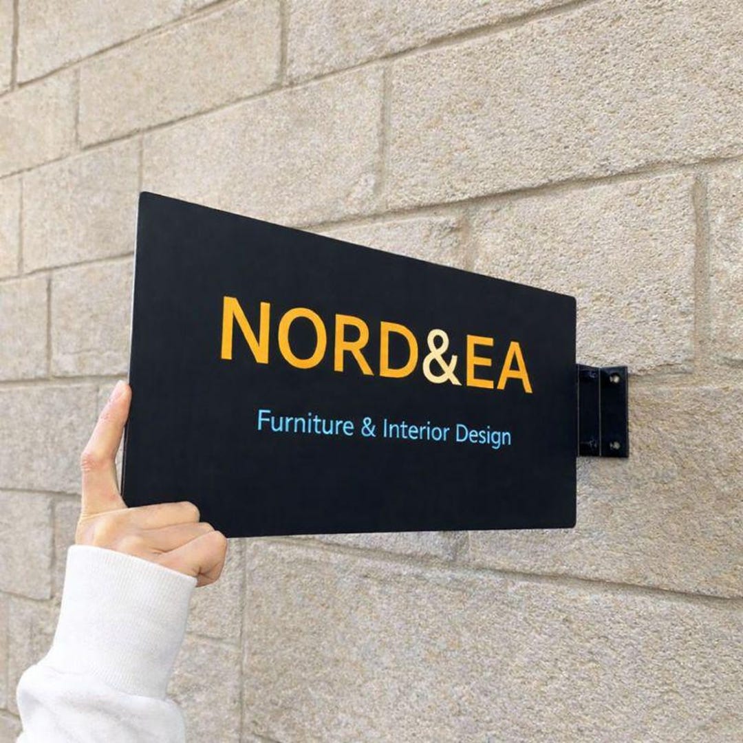Custom Blade Sign | Double Sided Outdoor Storefront Signage | Business ...