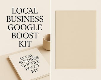 Zestaw narzędzi do optymalizacji profilu firmowego w Google Moja Firma (GMB) | Szablony SEO dla firm lokalnych (do natychmiastowego pobrania)
