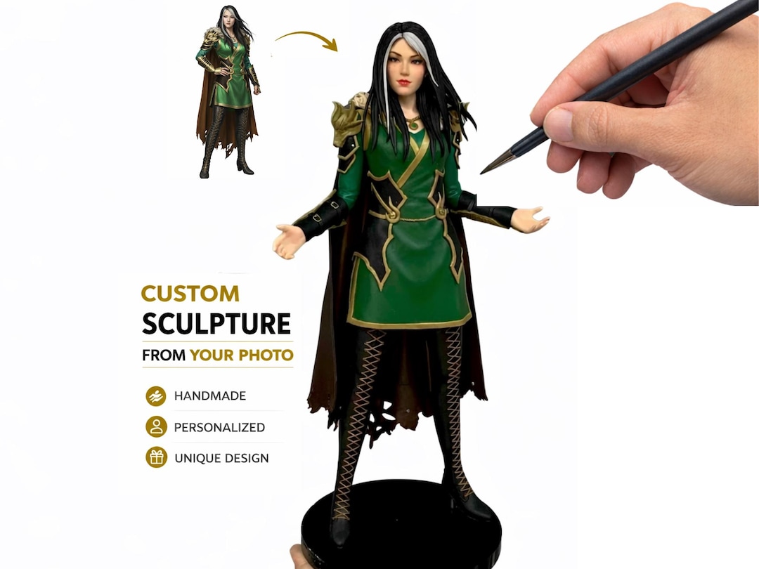 Custom Figurine From Photo, Personalized Sculpture, Handmade Custom ...