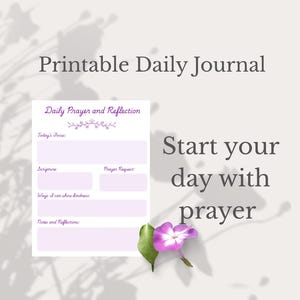 Pink Bible Journal Page | Scripture Reflection Sheet (Printable PDF File)