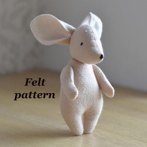 Deer sewing Pattern : felt tutorial DIY (PDF Pattern)