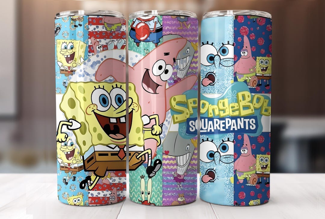 Cartoon 20 Oz Skinny Tumbler Sublimation Design Digital Download PNG ...
