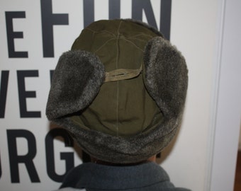 Wool Ear Flap Hat / Ushanka Military Hat from Czech