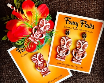 Golden Tiki Pin Brooch Tiki Oasis VLV Pinup