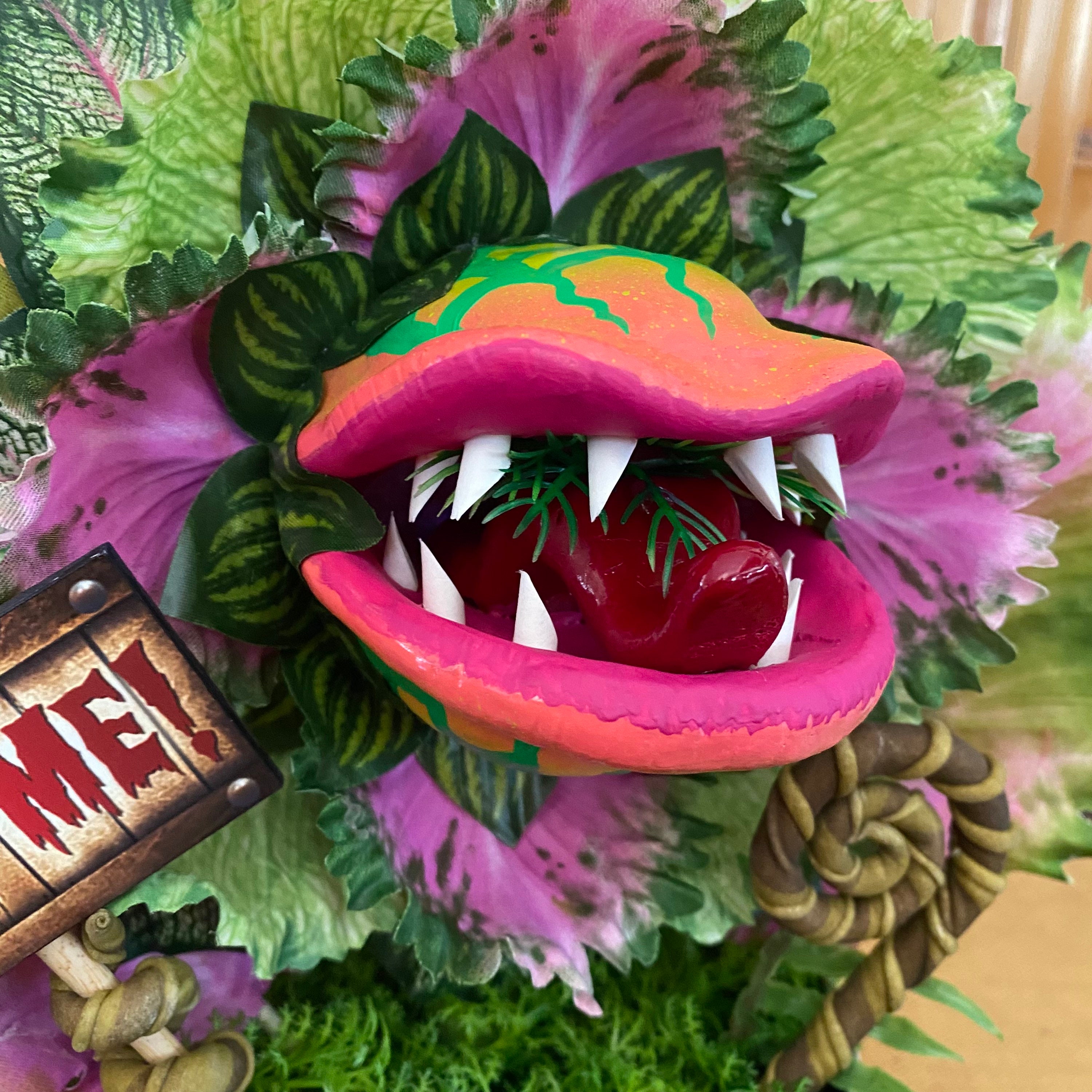 Little Shop of Horrors Audrey 2 Coffee Can Sculpture Cabbage