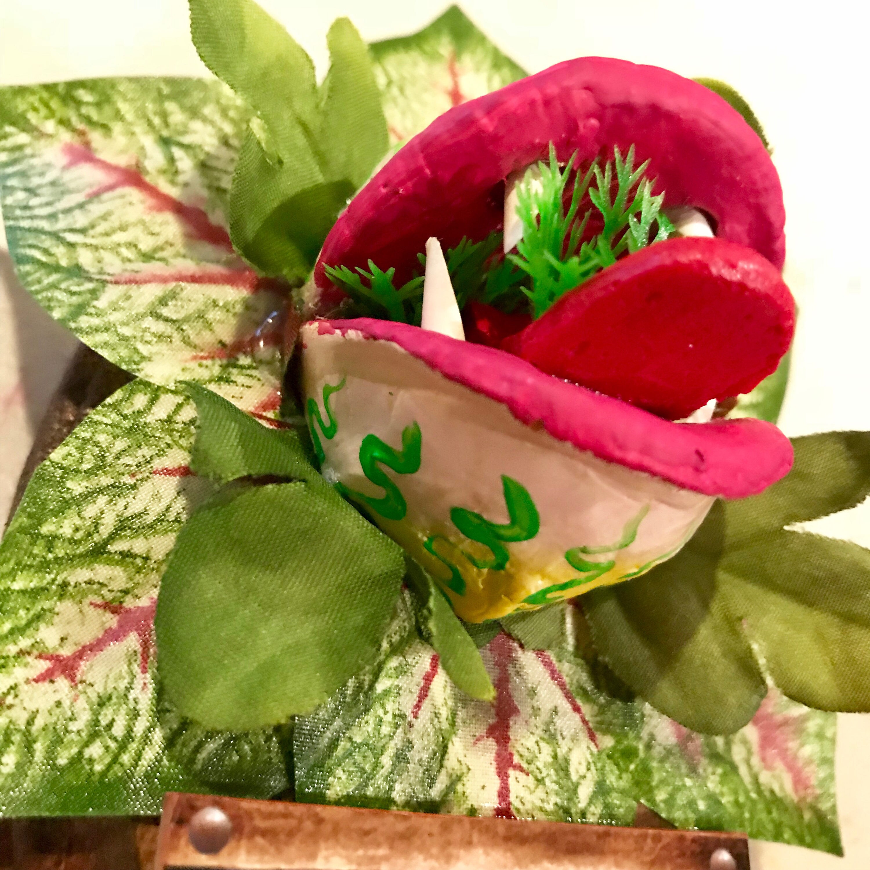 Little Shop of Horrors Audrey 2 Sculpture Faux Vegan Taxidermy