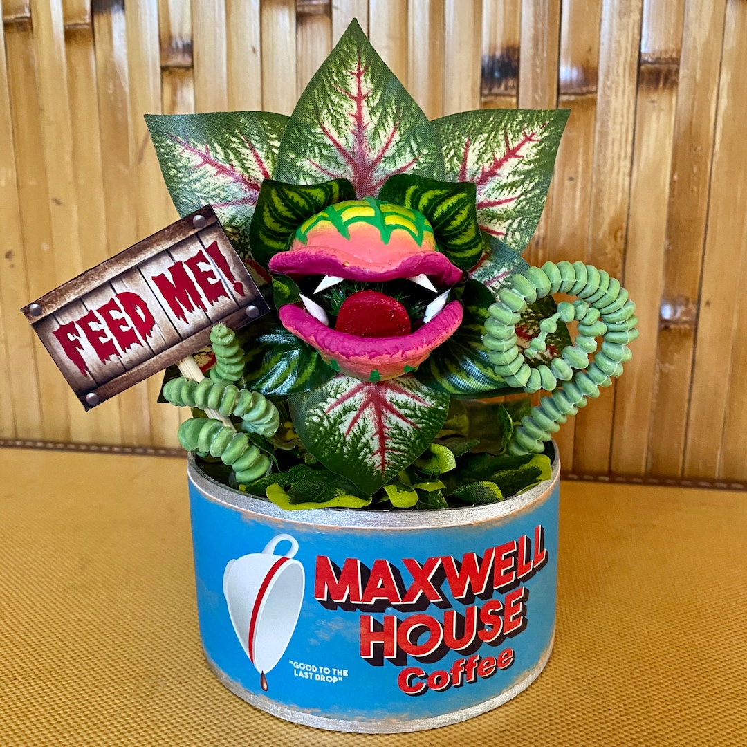 Little Shop of Horrors Audrey 2 Coffee Can Sculpture 7 Inches Tall