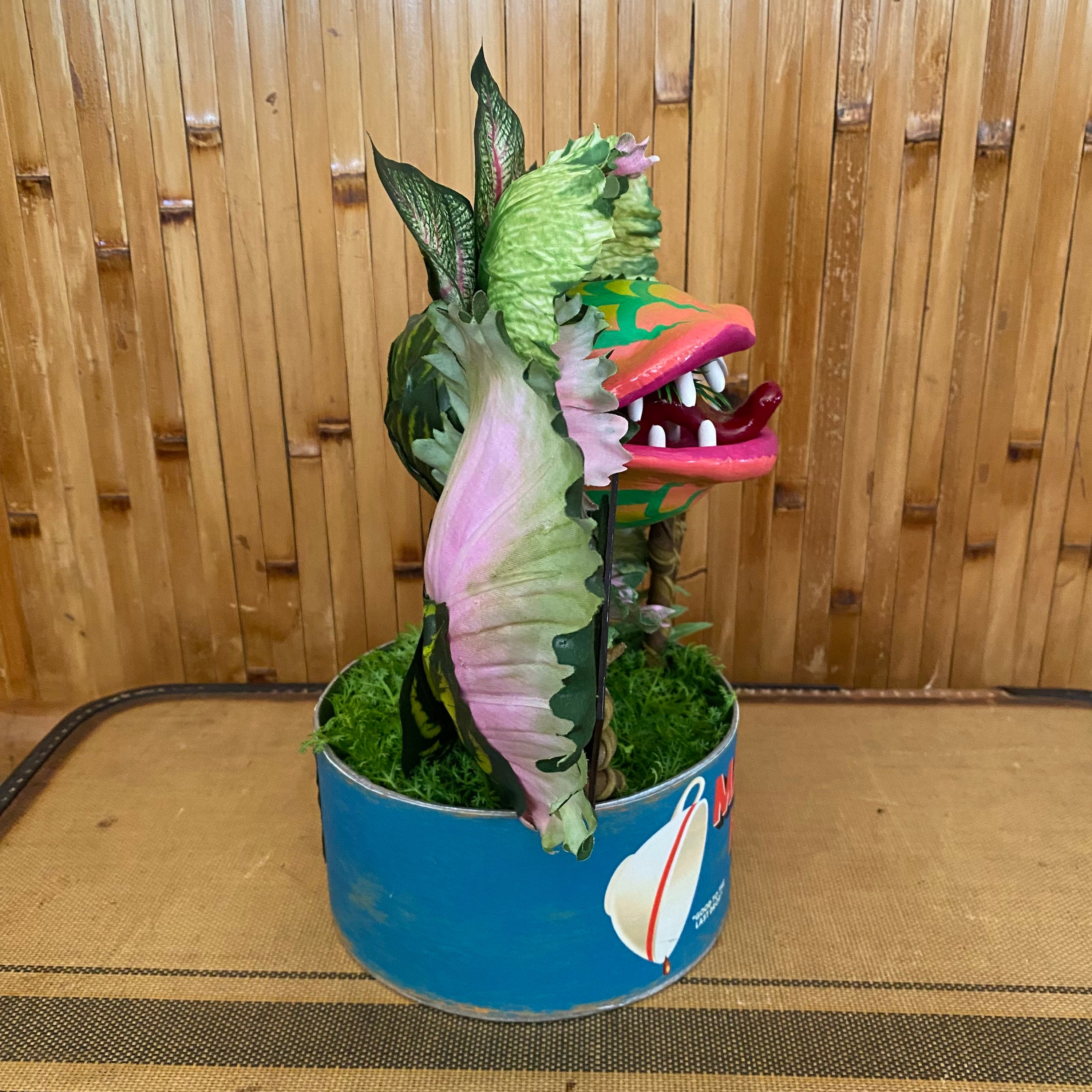 Little Shop of Horrors Audrey 2 Coffee Can Sculpture Cabbage