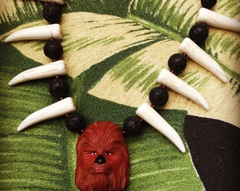 Primitive Chewbacca Star Wars  Necklace Tiki Oasis VLV Pinup