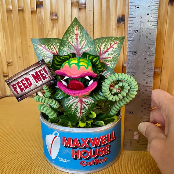 Little Shop of Horrors Audrey 2 Coffee Can Sculpture 7 Inches Tall