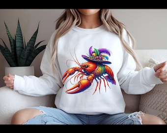 Floral Lobster Shirt for Women & Men | Vintage Ocean Graphic Tee | Nautical Coastal Lobster Gift