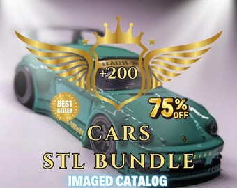 200+ Cars STL Collection – 3D Printable Race Cars & Miniatures