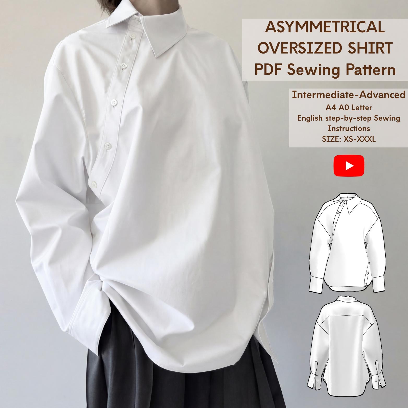 Japanese T Shirt Sewing Pattern - Etsy