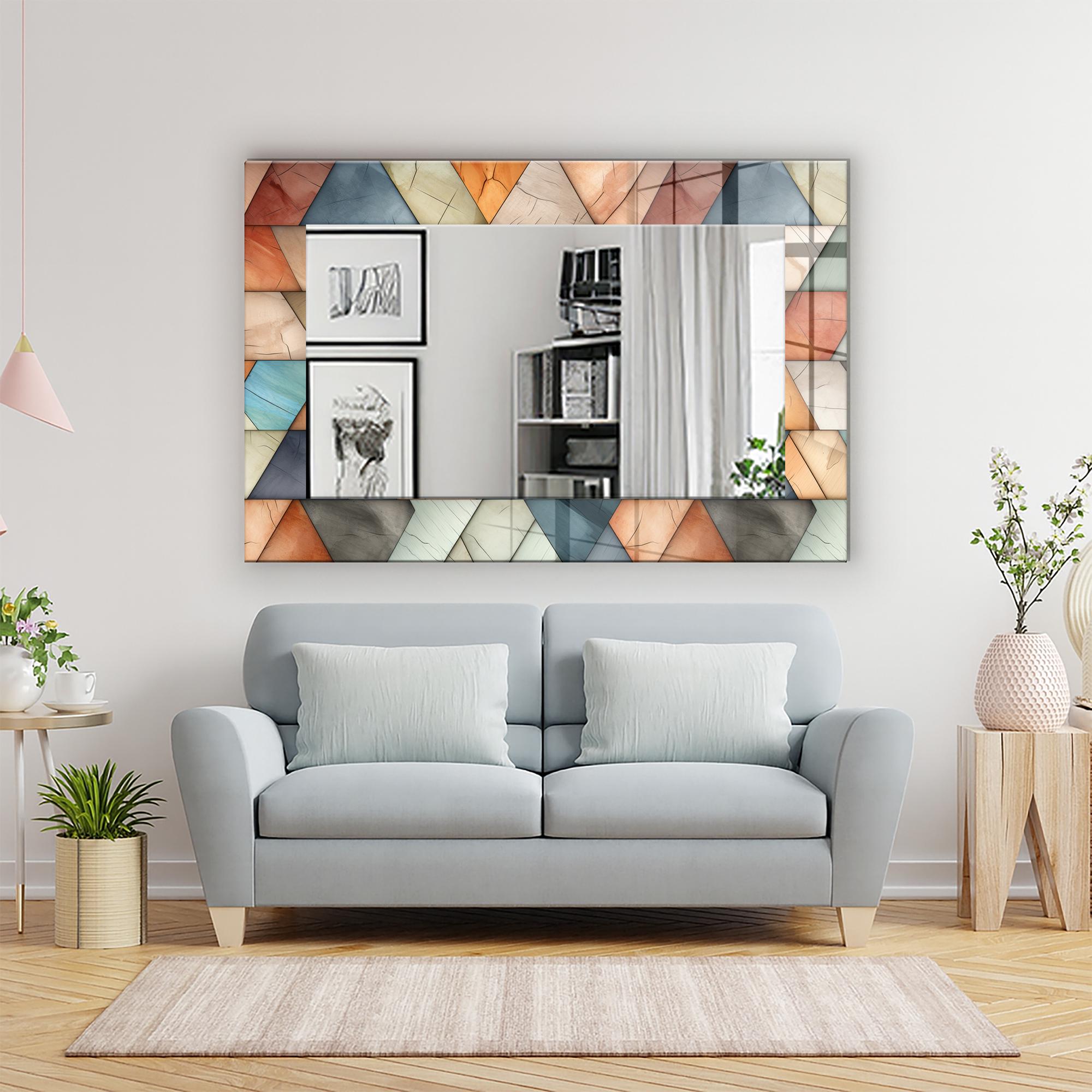 Geometric Mirror - Etsy