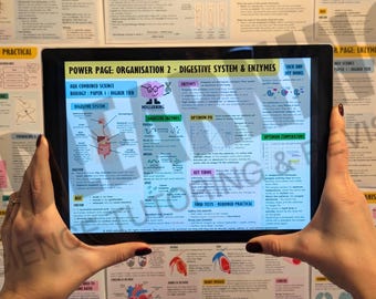 GCSE Chemistry Revision Poster for Foundation AQA Paper 1: A ...