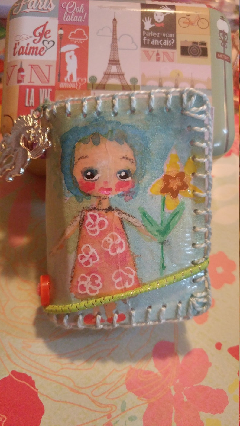 mini junk journal Mini suitcase tin