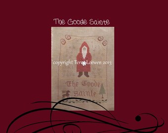 Primitve Folk art cross stitch pattern