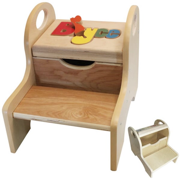 Taburete Puzzle con Nombre Premium (Envío "GRATIS")