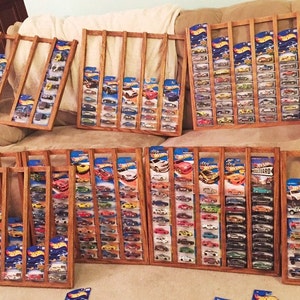 Unopened 1/64 Scale Die-Cast Cars Oak Display Rack (&quot;FREE&quot; Shipping)