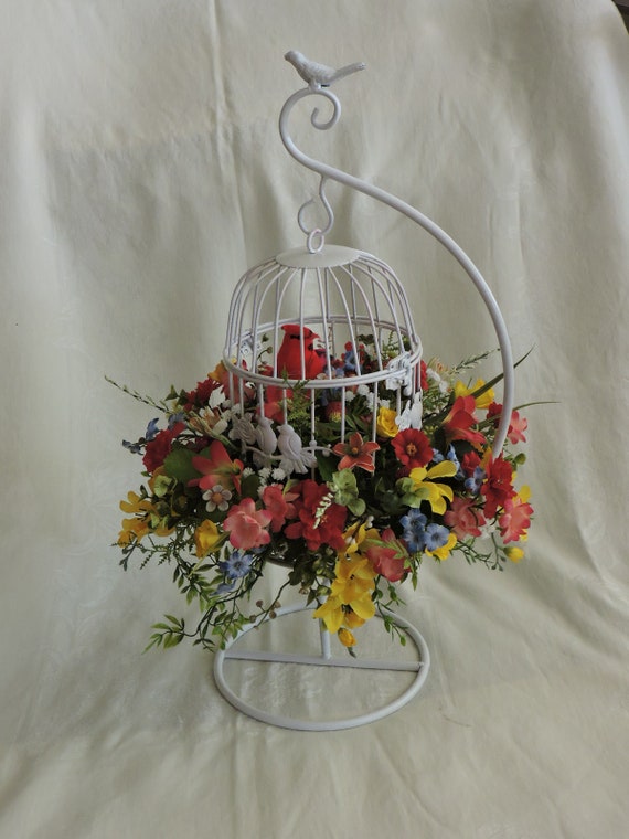 Bird Cage Centerpiece Bird Cage Decor Bird Cage With Etsy