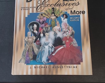 Enciclopedia de coleccionistas de muñecas Barbie exclusivas y más, 2.ª edición, libro de guía de precios de tapa dura de 1973-1999 de Michael Augustyniak.