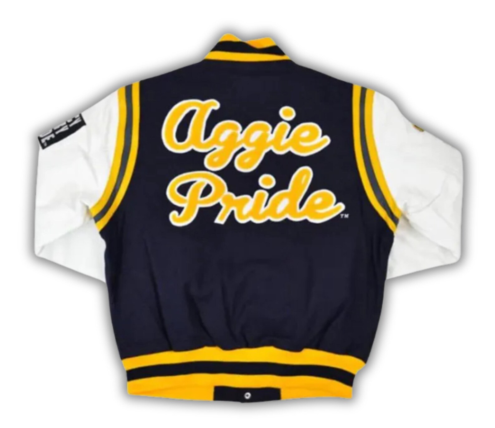 North Carolina A&T State University Aggie Pride Blue Varsity Jacket ...