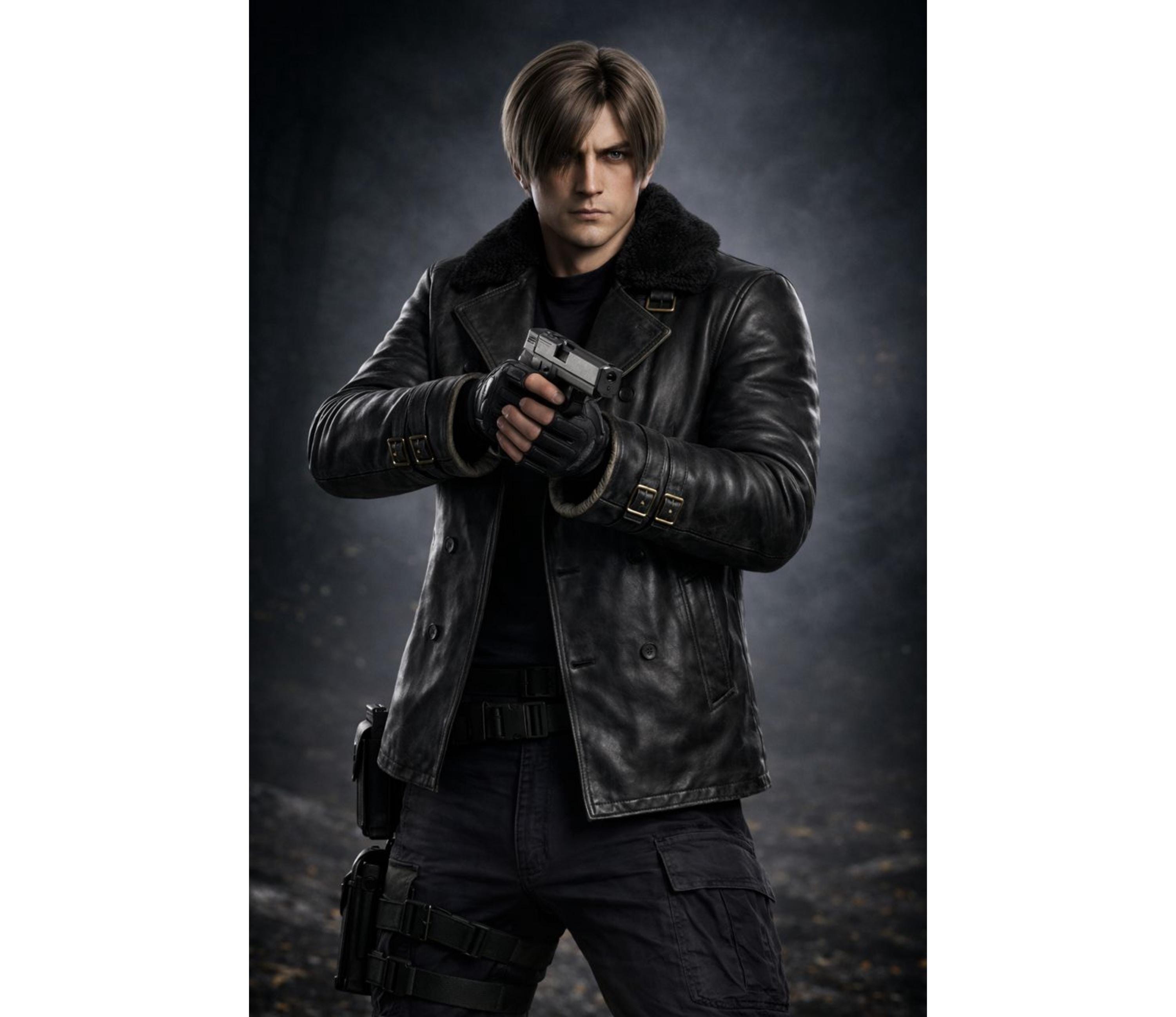 Leon Kennedy RE9 Leather Jacket | Handmade Resident Evil Cosplay