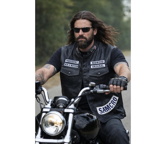 Sons of Anarchy Jax Teller Leather Vest – SOA Redwood Original