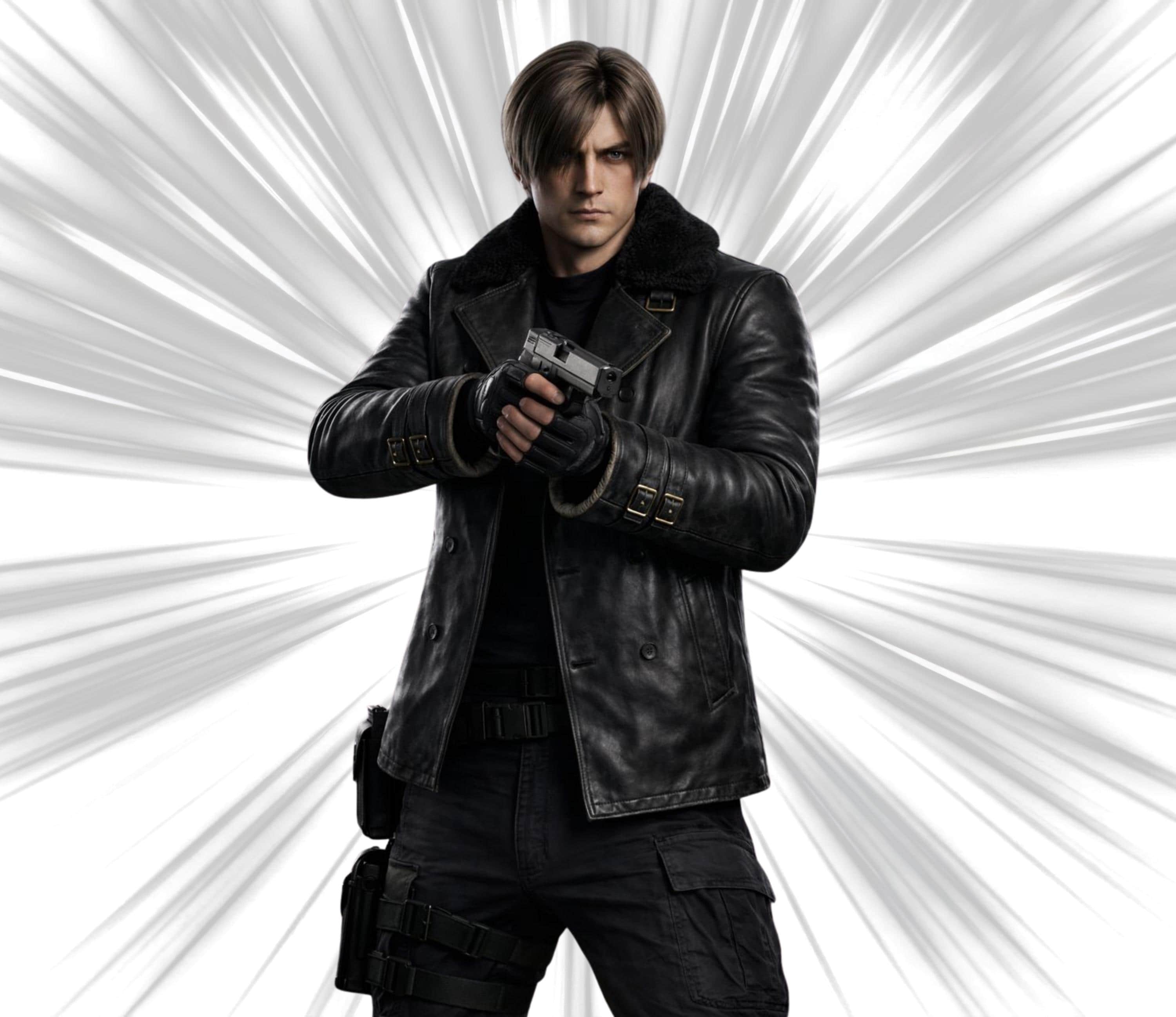 Leon S Kennedy RE9 Jacket | Leon Requiem Black Leather Jacket