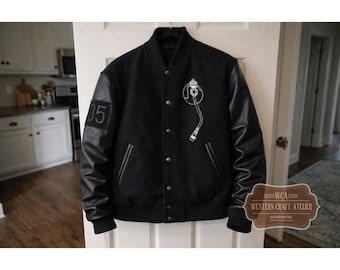 Def Jam Recordings Varsity Jacket - Handmade Wool Letterman With