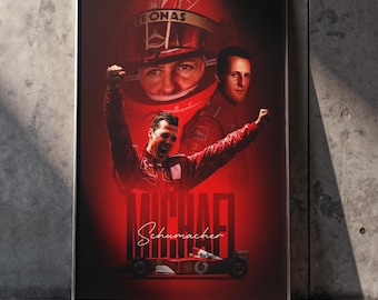 ○ミハエル・シューマッハ 7th チャンピオン記念 フェラーリ F1 ポスター ○ミハエル・シューマッハ 7th チャンピオン記念 フェラーリ F1